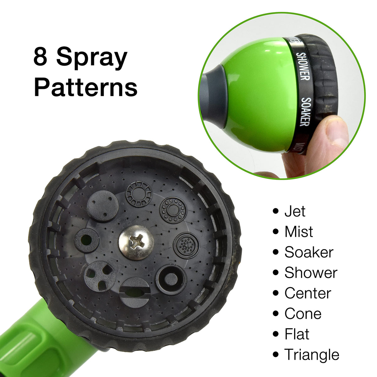 Pri Gardens Watering Wand thumb control enables precise, comfortable watering
