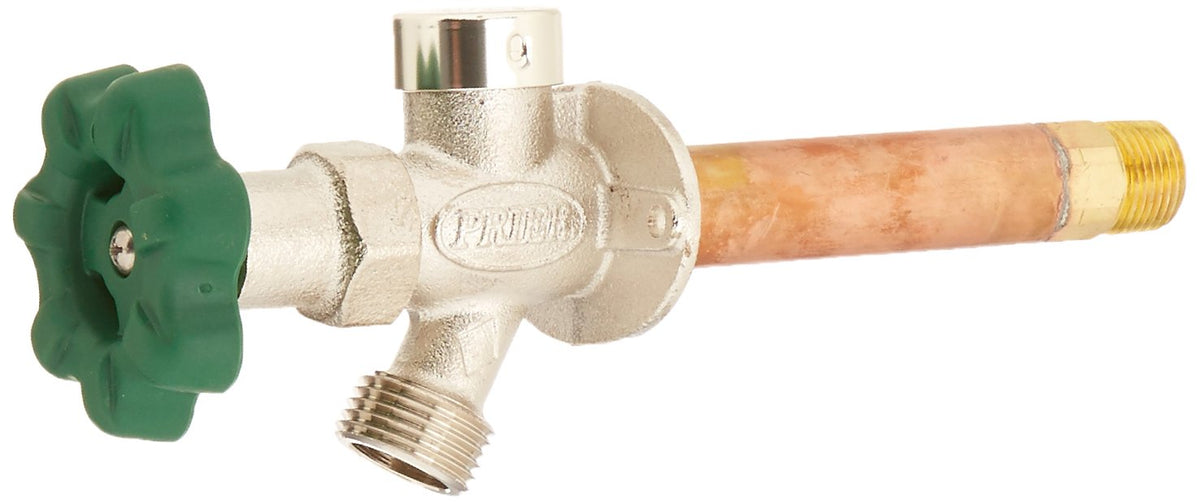Prier P-164D04 quarter-turn frost-free outdoor hydrant with anti-siphon for safe outdoor water