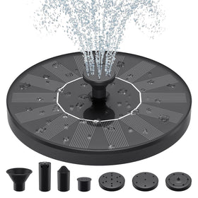 Priksia Solar Water Fountain base enables versatile placement and ambiance.