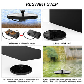 Priksia fountain for pond or pool attracts birds and butterflies.