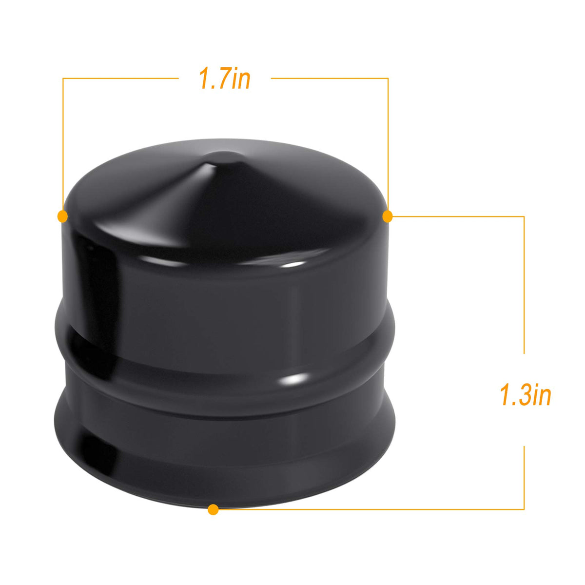 Prime&Swift hub cap replacement for lawn tractors; easy install without tools.