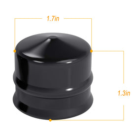 Prime&Swift hub cap replacement for lawn tractors; easy install without tools.