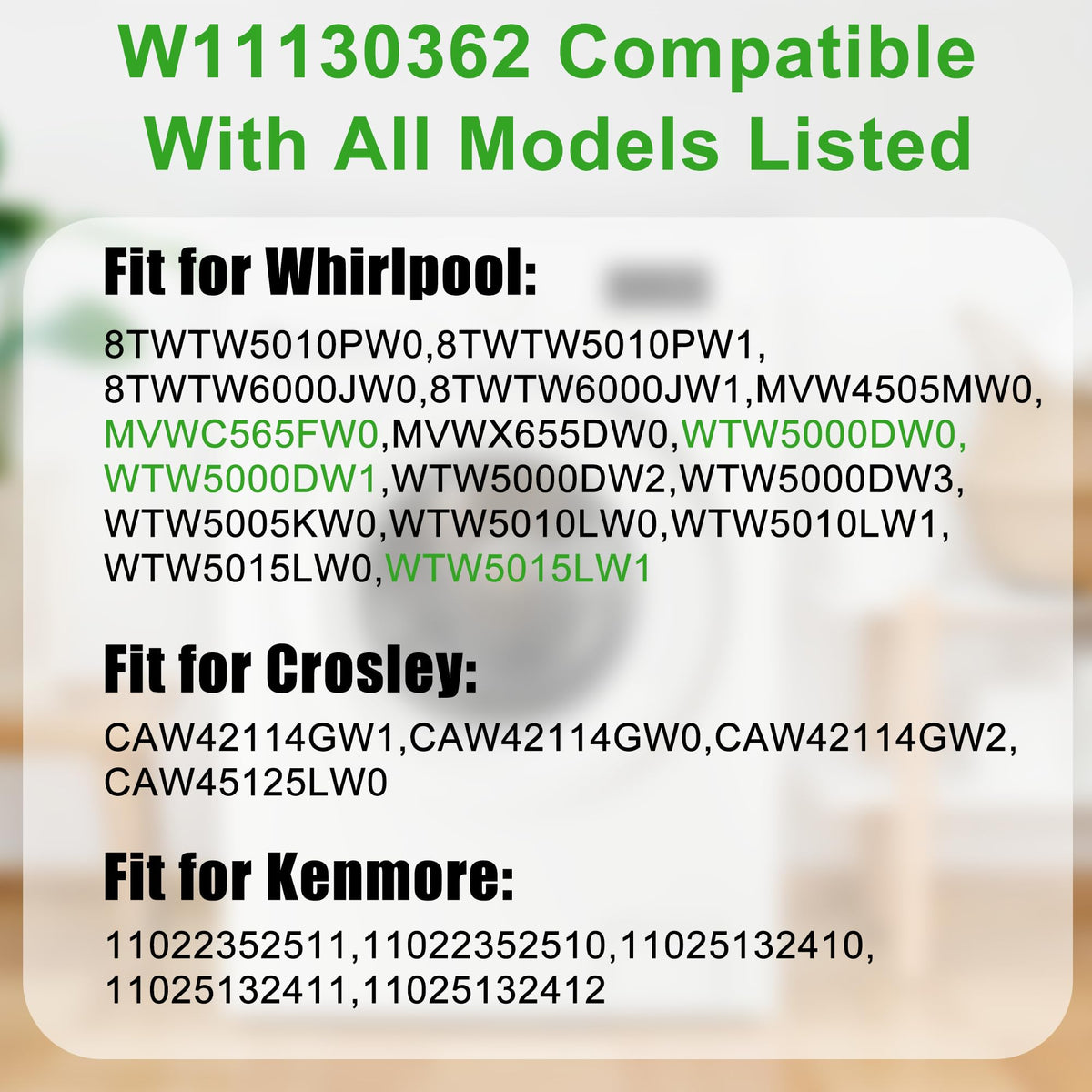 Prime and Swift W11130362 components close-up with thick rods