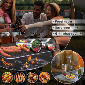 PrinChef stackable baskets save space and simplify storage between gatherings.