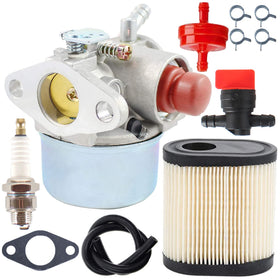 Pro Chaser 640350 carburetor packaging indicating wide Tecumseh and Toro compatibility