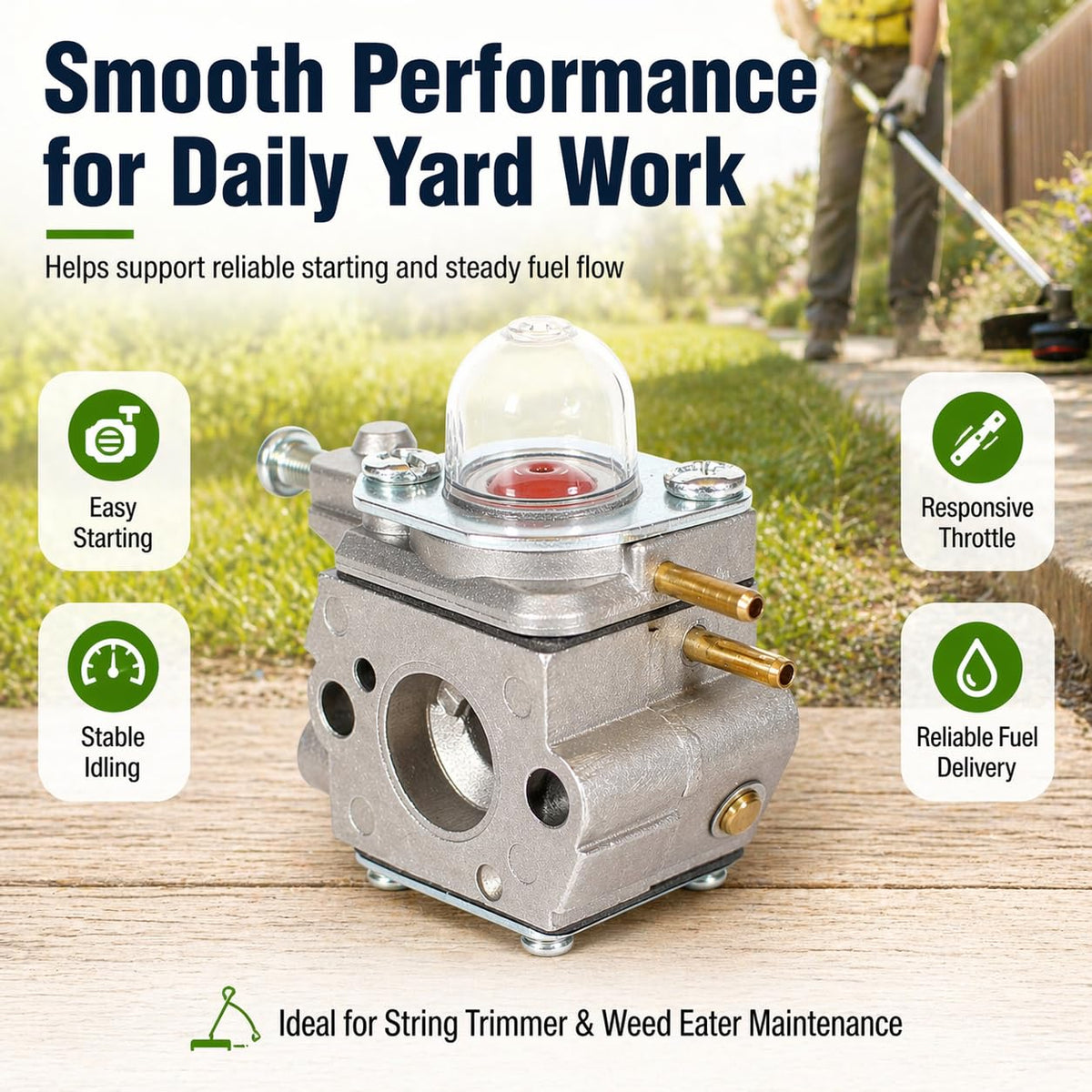 Included adjustment tool helps tune performance without extra tools.