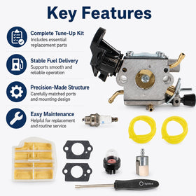 Pro Chaser C1M-EL37B carburetor, compatible part with durable seals
