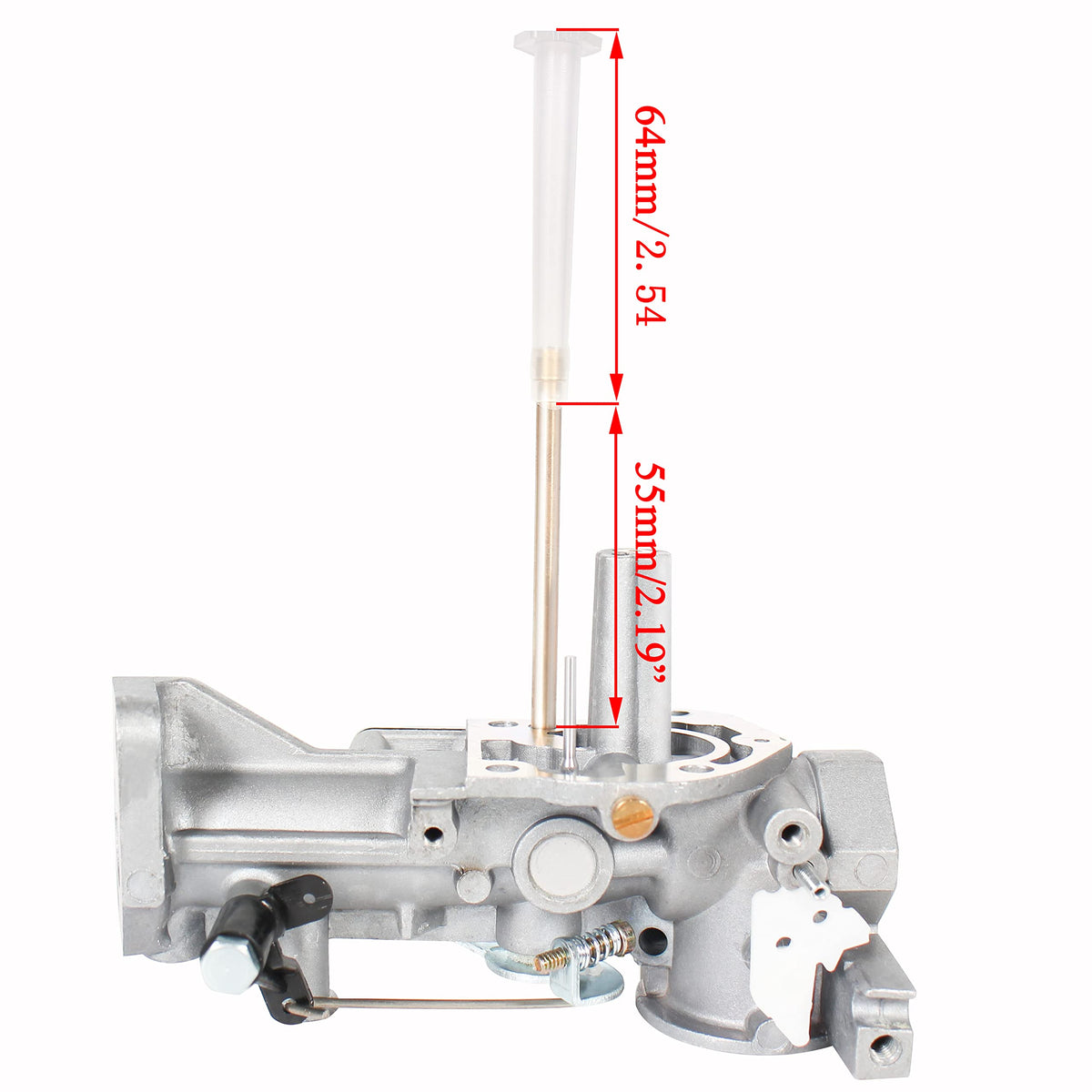 Pro Chaser carburetor for Briggs and Stratton 130202 assembly, smooth idle and efficient fuel delivery.