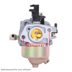 Metal auto choke top design on Pro Chaser carburetor improves cold starts.