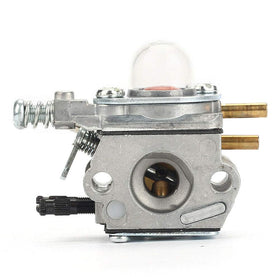 Carburetor package contents with gaskets and bulbs included.