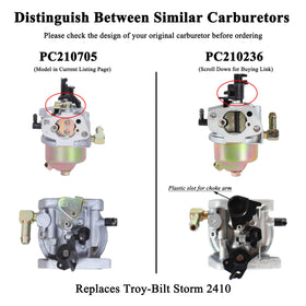 Pro Chaser carburetor for Storm 2620 ensures steady fuel delivery.