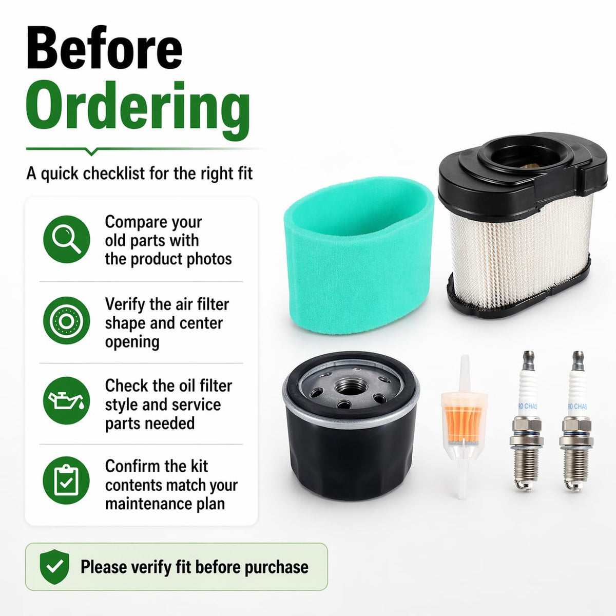 Pro Chaser tune-up kit packaging for John Deere tractors