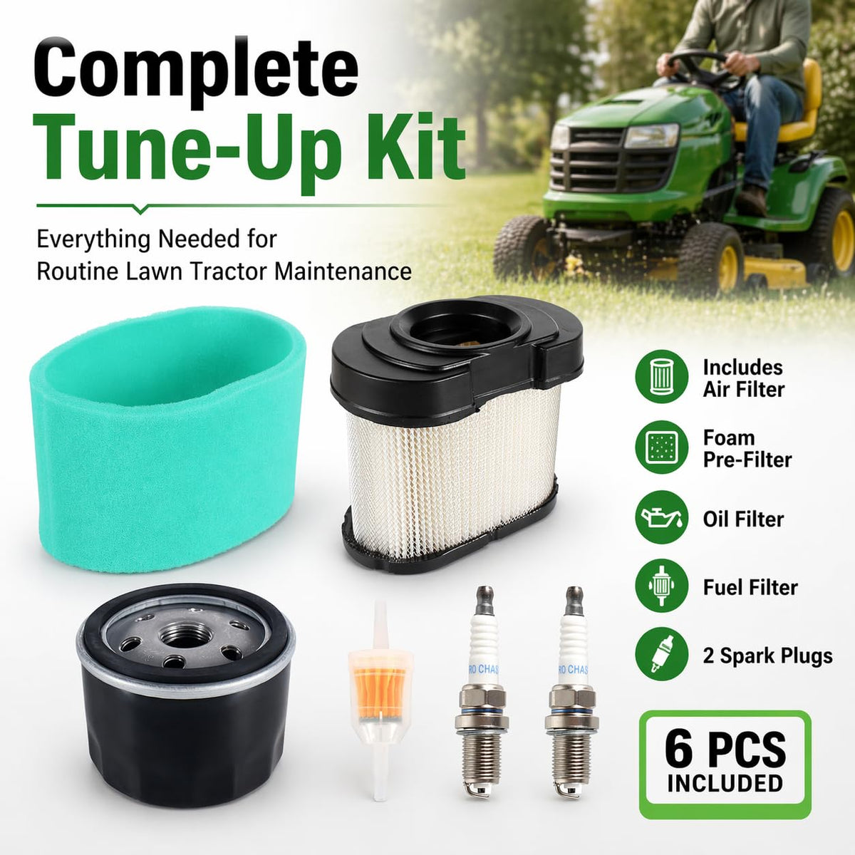 Pro Chaser D160 D170 spark plug 2-pack for easy maintenance
