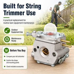 Complete kit supports quick replacement to minimize downtime during lawn care.