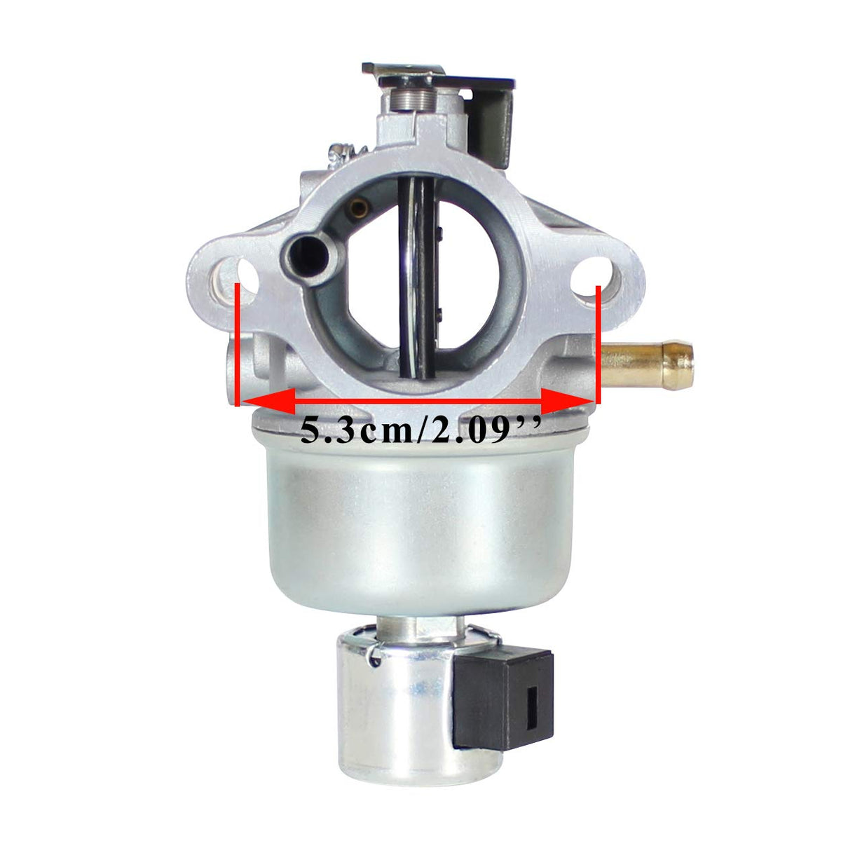 Pro Chaser L110 CV15S carburetor packaging with all components for a repair kit.