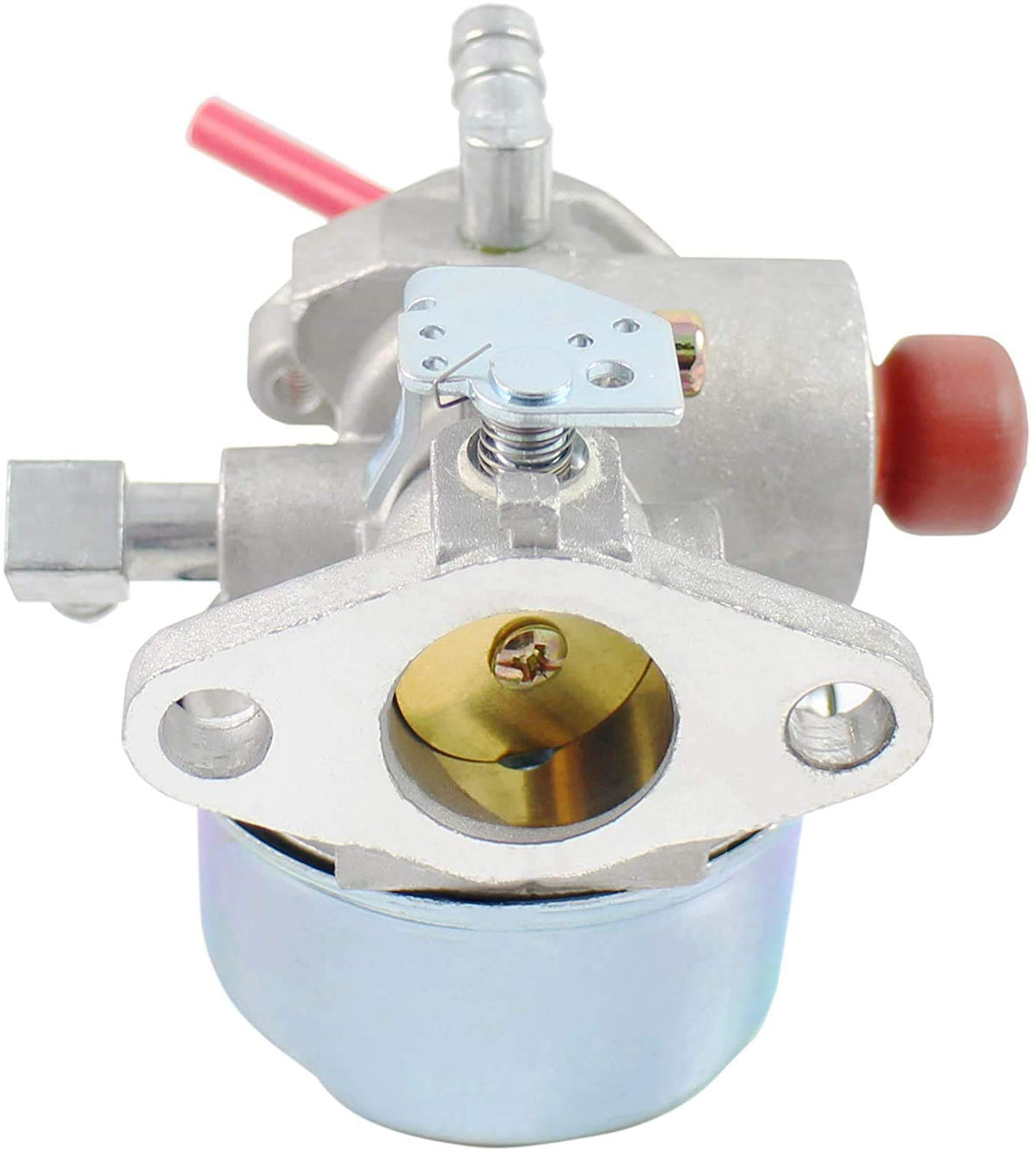 Tecumseh LEV120/LAV120 compatibility shown with LV195EA carburetor for versatile mower fit.
