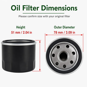 Pro Chaser YTH18542 oil filter supporting engine lubrication