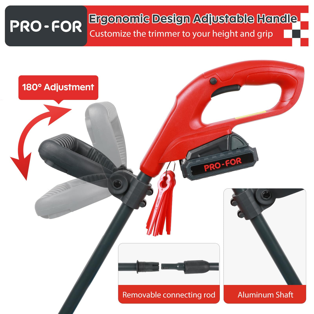 PRO-FOR 20V battery and charger ready for quick setup