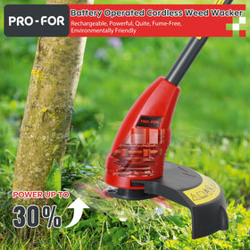 PRO-FOR trimmer operating quietly with low vibration