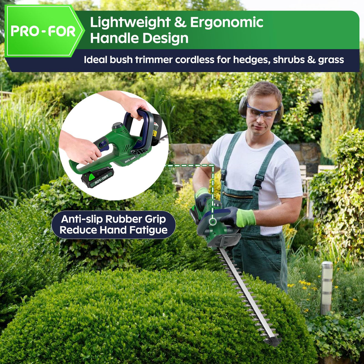 PRO-FOR 3000SPM motor for faster yard trimming and efficient pruning