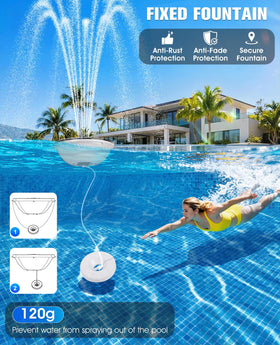 IP68 double seal protects the fountain during all-day use.
