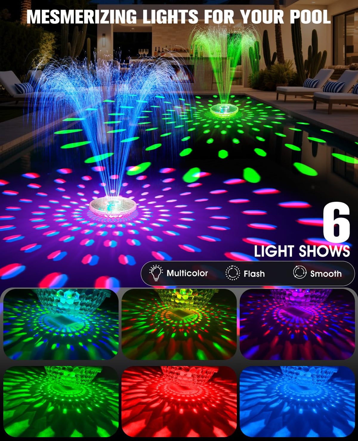 UV-resistant material keeps colors vibrant under sun and water exposure.