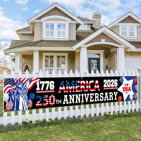 Probsin 250th anniversary banner in bold 1776-2026 design for eye-catching outdoor displays