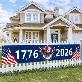 Probsin 250th banner front view for bold outdoor anniversary display.