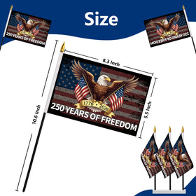Probsin American flag with eagle design for events and photo props