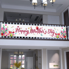 Probsin Mother's Day banner suits indoor and outdoor welcomes