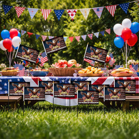 Probsin six-piece flag set ideal for parties, classrooms, community celebrations