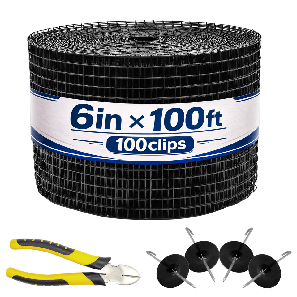 PROLEE 6inch 100ft bird guard roll protects rooftop panels from nesting birds and debris.