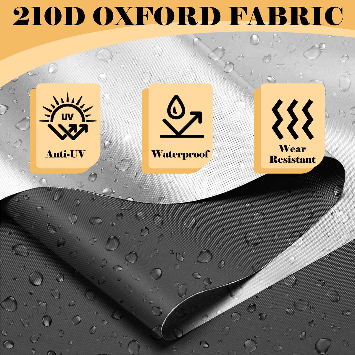 PROLEE Bike Shed uses waterproof Oxford fabric to protect against rain and sun.