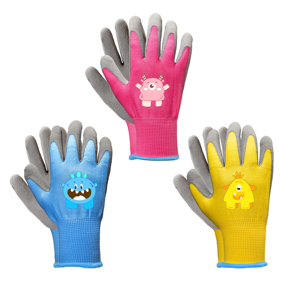 PROMEDIX P kids gardening gloves with adorable patterns for playful outdoor time