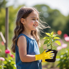 PROMEDIX P gloves with latex-coated palm for a strong non-slip grip