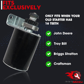 ProMintu 16-tooth starter for Craftsman LT4000 with Briggs Stratton compatibility