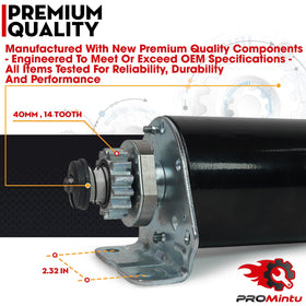 Promintu 42-inch Craftsman fit demonstrates correct mounting for LT-series mowers.