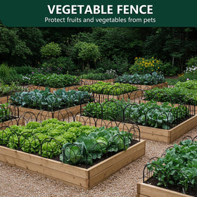 Promitop animal barrier for gardens clearly marks beds and paths