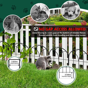 Promitop black metal fence panels deliver weatherproof durability outdoors