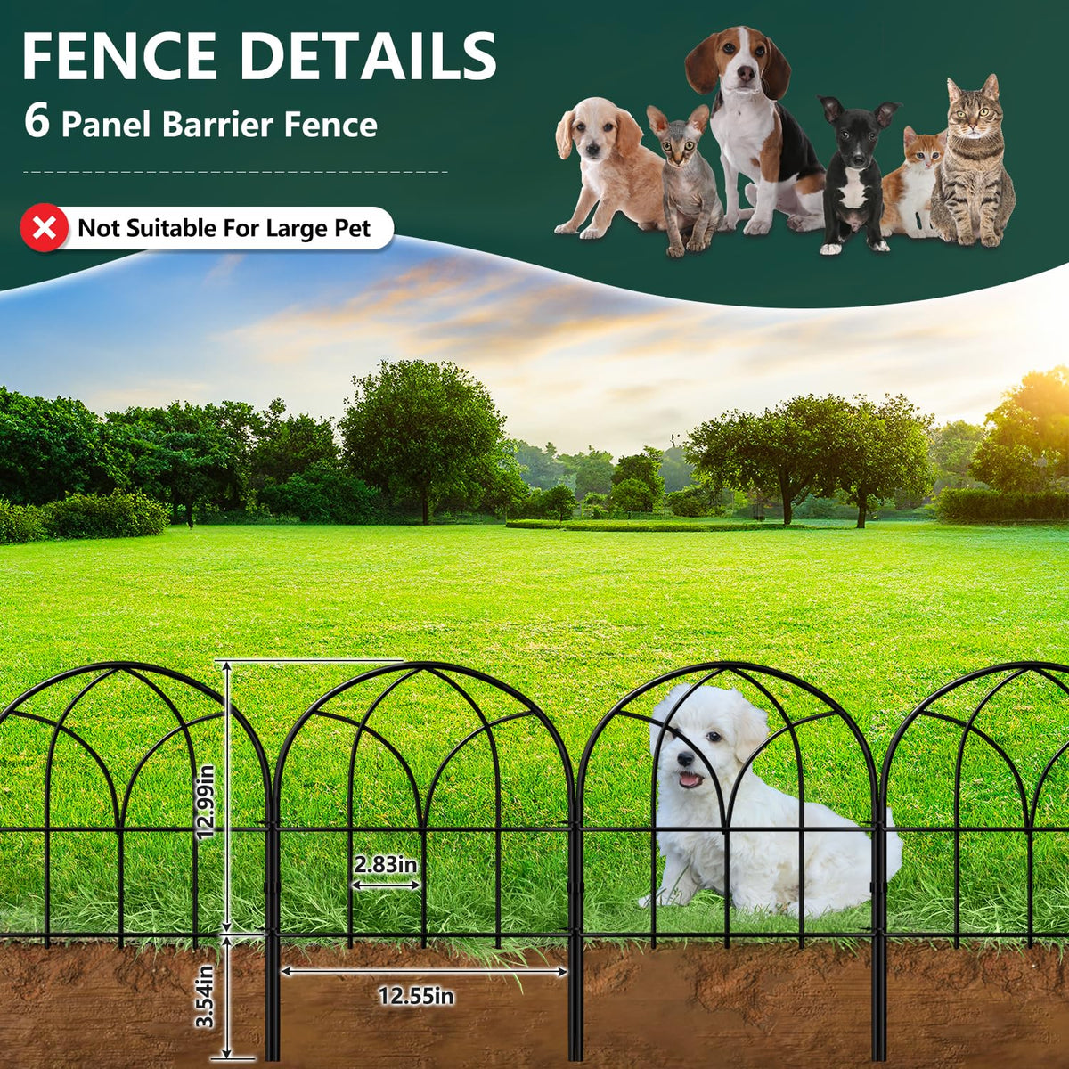 Promitop no-dig installation fence ready for quick anchoring in any soil