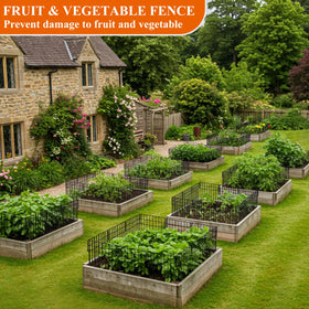Promitop pet-safe garden boundary helps keep small animals away.