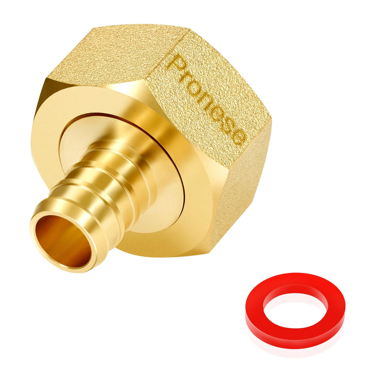 Pronese brass garden hose adapter swivel connection for leak-free watering