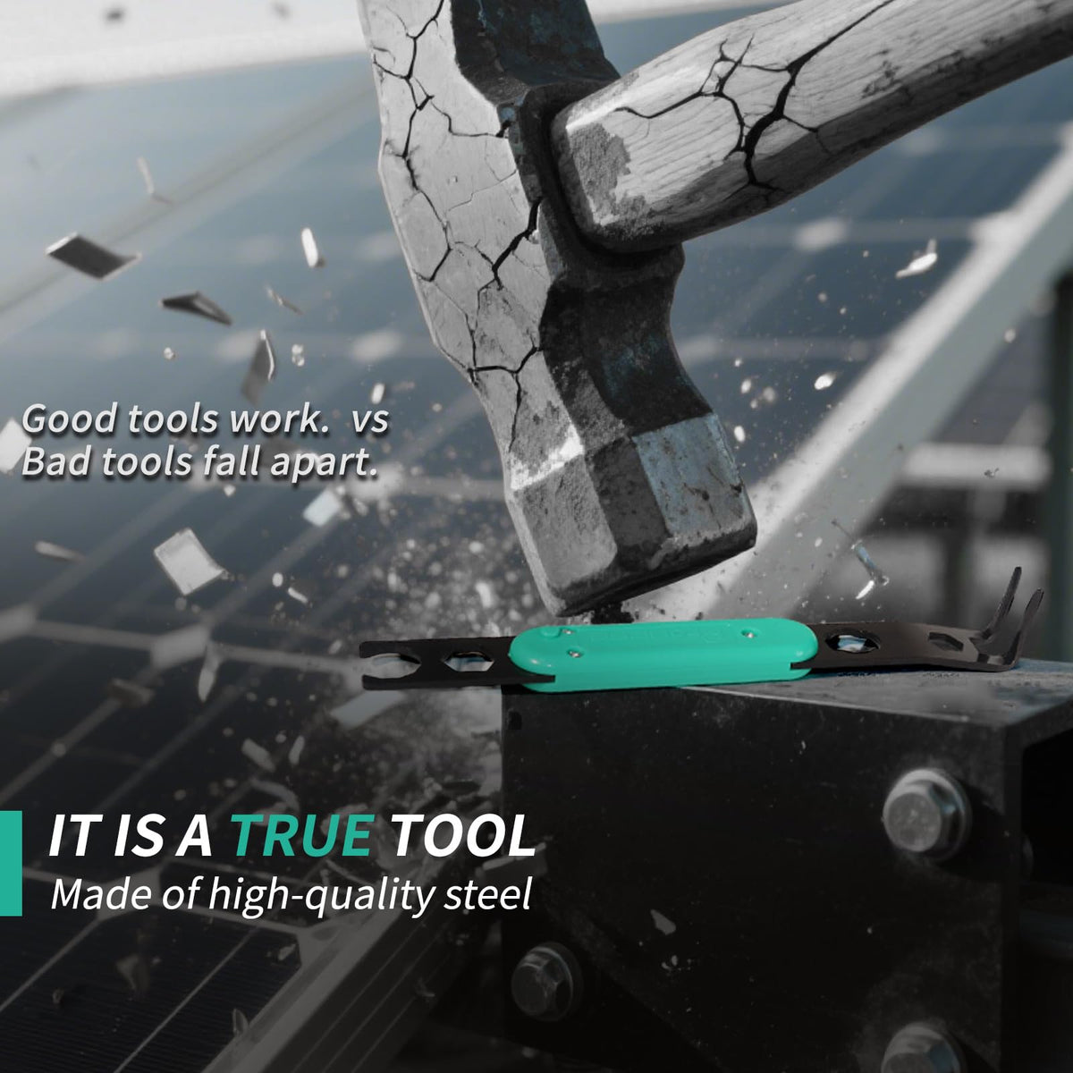 Compact pocket-ready size fits tool belts for quick field work.