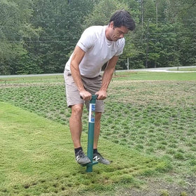 ProPlugger weeder targets deep taproot weeds like dandelions.