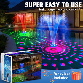 ProSplash 2026 pool fountain memory-timer enables easy automation.
