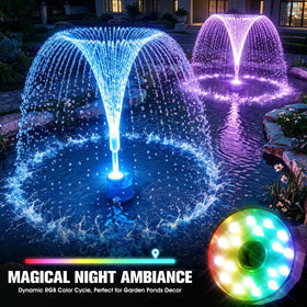 Prosplash 3 adjustable spray-modes for customizable water displays
