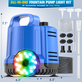 Prosplash fully submerged design with grounded plug for safe family use