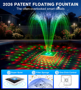 ProSplash solar panel delivers energy-efficient operation from sunlight.