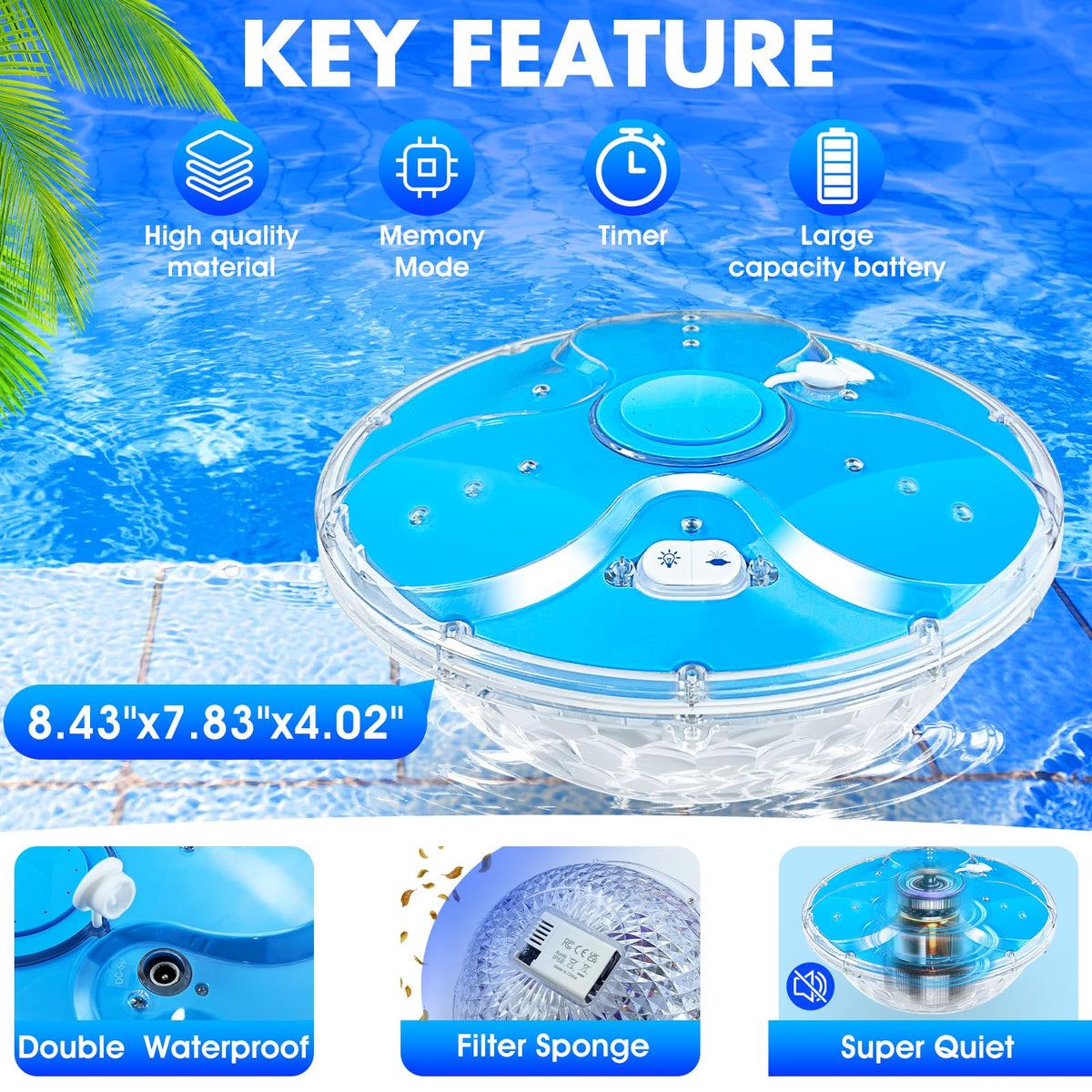 ProSplash shamrock crest fountain spray for a playful arc
