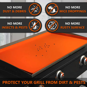 Protebox 22in cover shields from moisture and pests during storage.